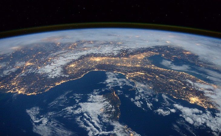 Земля, вид из космоса