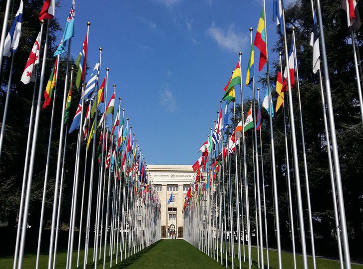 ООН, флаги