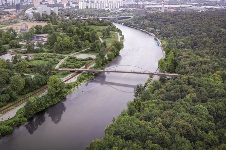 Четыре новых моста через Москву-реку построят в районе Филёвский парк проект моста