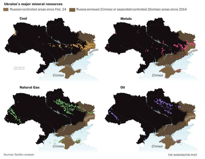 ископаемые Украины