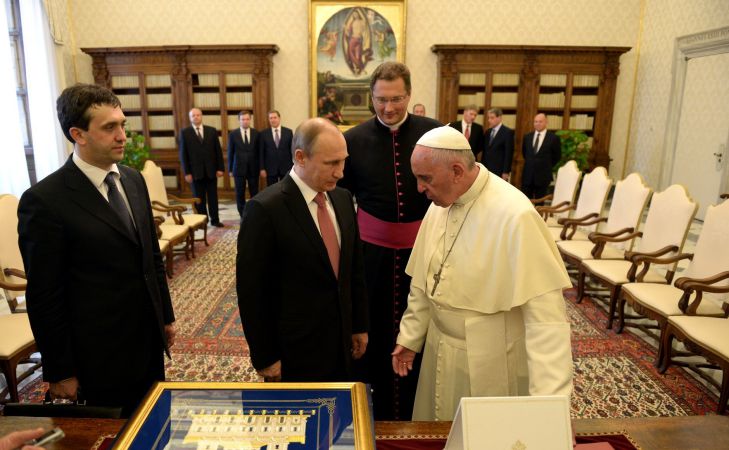 папа, Римский, Франциск, Владимир Путин