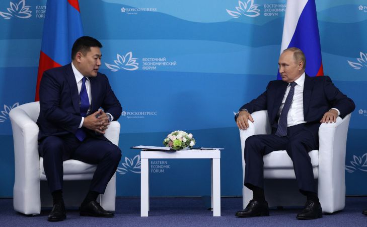 Россия, Монголия, Путин