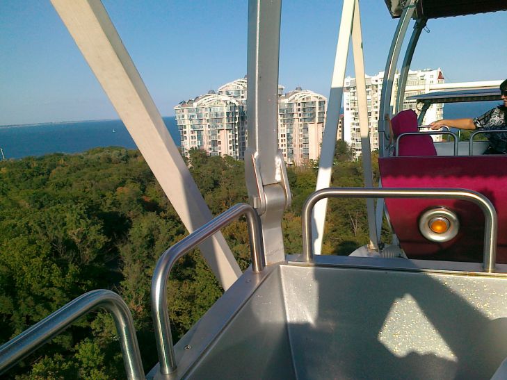 колесо, обозрения, аттракцион