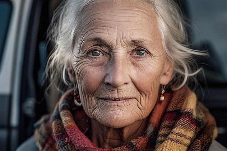 Пожилая женщина 