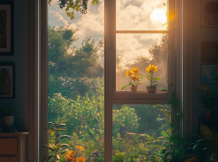 Летнее настроение в доме: 10 простых секретов, которые создадут нужную атмосферу даже в дождь Окно
