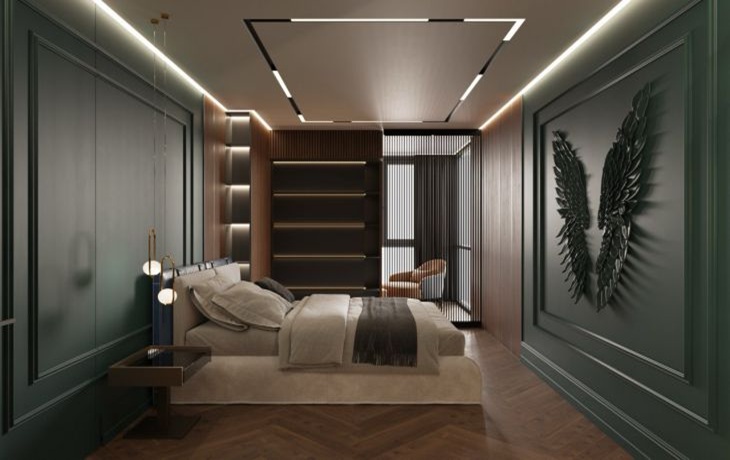 Спальня как из журнала: 5 идей с молдингами, которые вас поразят Спальня