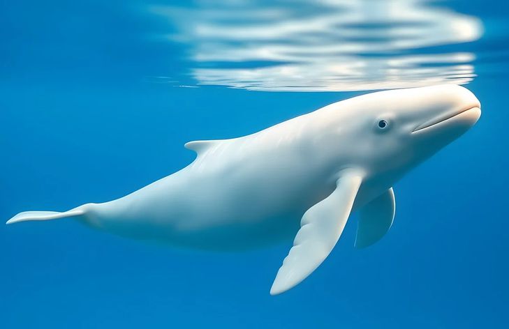 Белуха облила водой курильщика в китайском океанариуме: кадры стали вирусными рыба