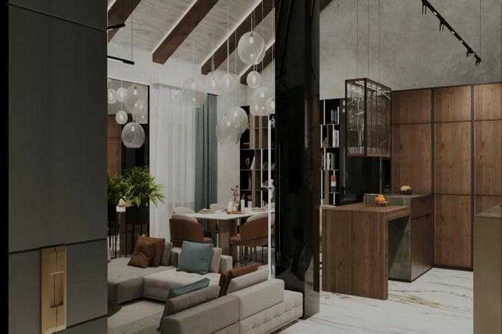 Как новые строительные технологии изменят наши квартиры через 5 лет: от 3D-обоев до умного бетона комната