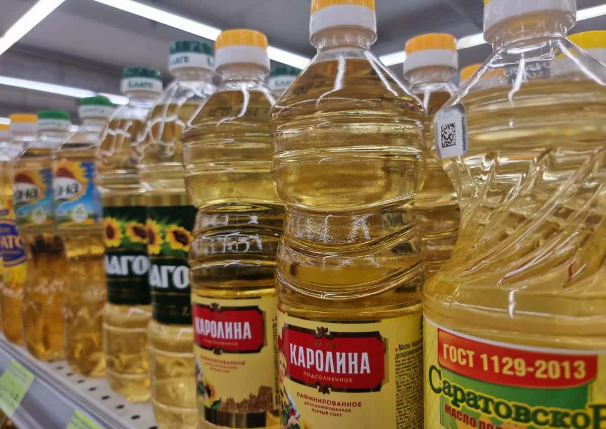 Экспорт подсолнечного масла из России вырос на 10% за сельхозсезон 2025–2026 годов подсолнечное масло