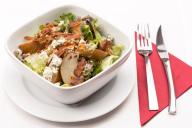 Как приготовить овощной салат с макаронами