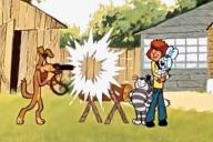 Кадр из мультфильма Каникулы в Простоквашино