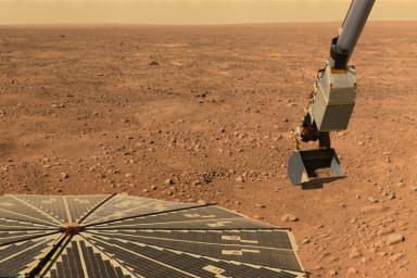 В регионе Марса недолго могла быть вода