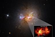 Впервые найдена черная дыра, которая создает звезды, а не поглощает их