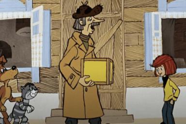 Кадр из мультфильма Трое из Простоквашино