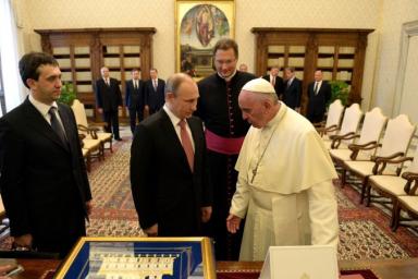 папа, Римский, Франциск, Владимир Путин