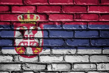 флаг Сербии