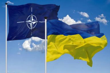 НАТО, Украина, флаг