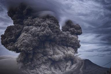 извержение вулкана 