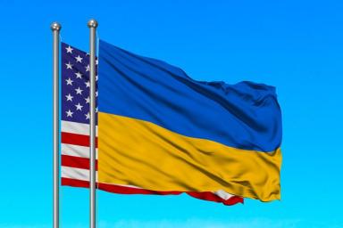 Флаги, Украина, США
