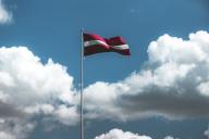 Флаг Латвии