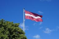 Флаг Латвии