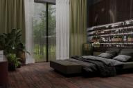 растения, кровать